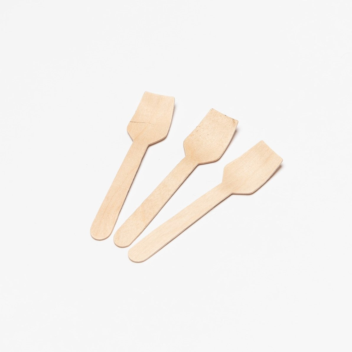 TrueBio Wood Cutlery Ice Cream Spoon